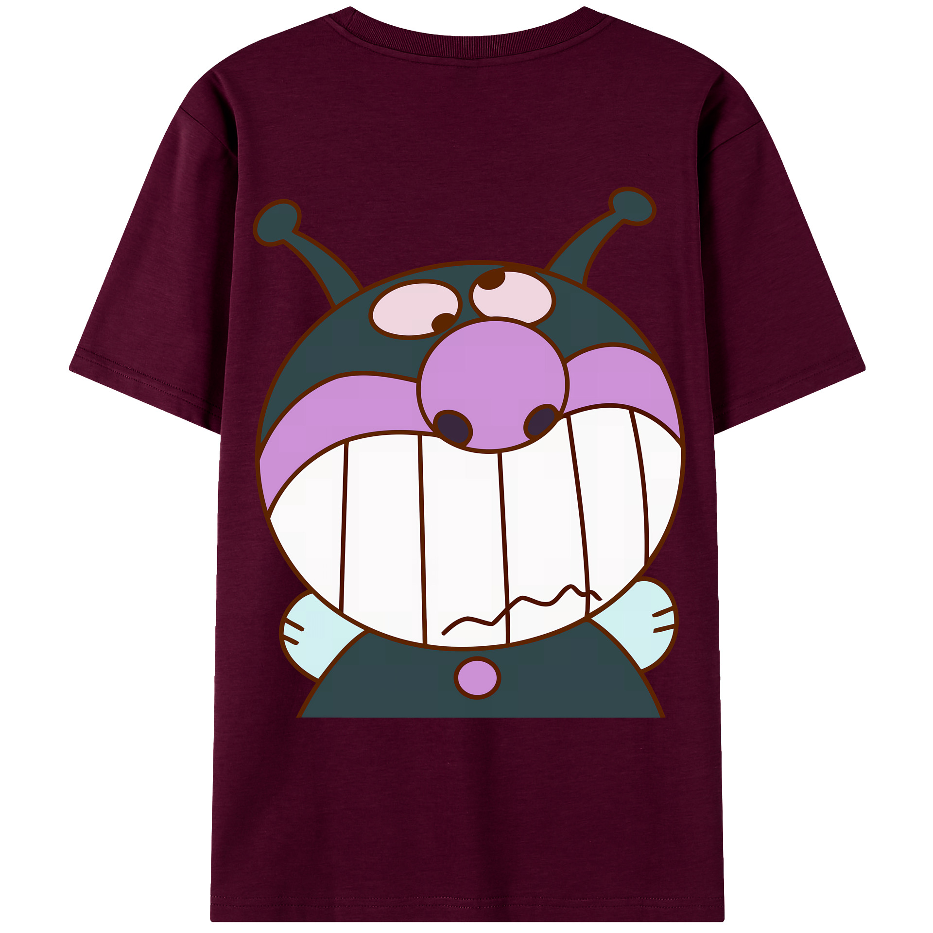 （画像用） アンパンマン Anpanman レディース半袖Tシャツ(バックプリント)